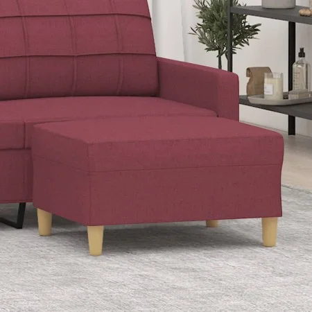 Fußhocker aus rotem Stoff, 70 x 55 x 41 cm von vidaXL, Osmanen - Ref: Foro24-349277, Preis: 61,13 €, Rabatt: %