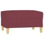 Fußhocker aus rotem Stoff, 70 x 55 x 41 cm von vidaXL, Osmanen - Ref: Foro24-349277, Preis: 61,13 €, Rabatt: %