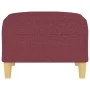 Fußhocker aus rotem Stoff, 70 x 55 x 41 cm von vidaXL, Osmanen - Ref: Foro24-349277, Preis: 61,13 €, Rabatt: %