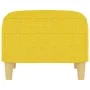 Hellgelber Fußhocker aus Stoff, 60 x 50 x 41 cm von vidaXL, Osmanen - Ref: Foro24-349268, Preis: 54,67 €, Rabatt: %