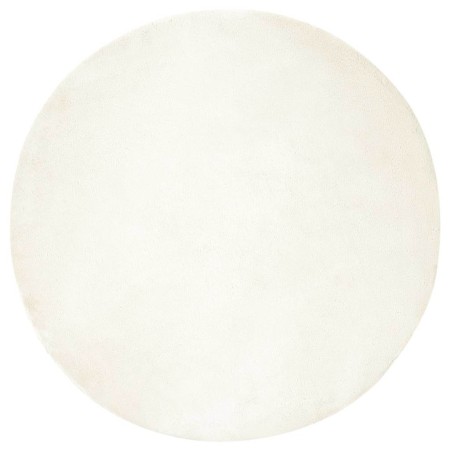 Alfombra de Piel Sintética de Conejo Ø 200 cm Poliéster