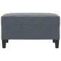 Reposapiés de terciopelo gris oscuro 70x55x41 cm de vidaXL, Otomanas - Ref: Foro24-349318, Precio: 63,22 €, Descuento: %