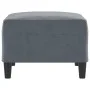 Reposapiés de terciopelo gris oscuro 70x55x41 cm de vidaXL, Otomanas - Ref: Foro24-349318, Precio: 63,22 €, Descuento: %