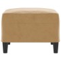 Brauner Samt-Fußhocker 70x55x41 cm von vidaXL, Osmanen - Ref: Foro24-349324, Preis: 57,87 €, Rabatt: %