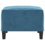 Blue velvet footstool 70x55x41 cm by vidaXL, Ottomans - Ref: Foro24-349326, Price: 58,37 €, Discount: %