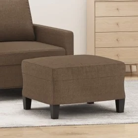 Brown fabric footstool 60x50x41 cm by vidaXL, Ottomans - Ref: Foro24-349330, Price: 51,62 €, Discount: %