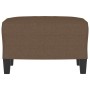 Brown fabric footstool 60x50x41 cm by vidaXL, Ottomans - Ref: Foro24-349330, Price: 52,41 €, Discount: %