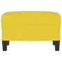 Light yellow fabric footstool 60x50x41 cm by vidaXL, Ottomans - Ref: Foro24-349332, Price: 53,81 €, Discount: %