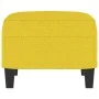 Hellgelber Fußhocker aus Stoff, 60 x 50 x 41 cm von vidaXL, Osmanen - Ref: Foro24-349332, Preis: 52,86 €, Rabatt: %