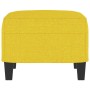 Hellgelber Fußhocker aus Stoff, 60 x 50 x 41 cm von vidaXL, Osmanen - Ref: Foro24-349332, Preis: 53,81 €, Rabatt: %