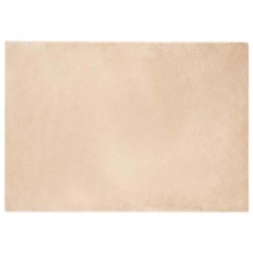 Alfombra de Piel Sintética de Conejo Olite Beige 140 x 200 cm en Alfombras | Comprar online en Foro24