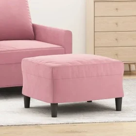 Fußhocker aus rosa Samt, 60 x 50 x 41 cm von vidaXL, Osmanen - Ref: Foro24-349296, Preis: 55,50 €, Rabatt: %