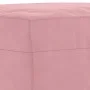 Pink velvet footstool 60x50x41 cm by vidaXL, Ottomans - Ref: Foro24-349296, Price: 56,48 €, Discount: %