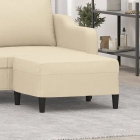 Fußhocker aus cremefarbenem Stoff, 70 x 55 x 41 cm von vidaXL, Osmanen - Ref: Foro24-349305, Preis: 57,46 €, Rabatt: %
