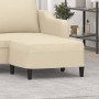 Fußhocker aus cremefarbenem Stoff, 70 x 55 x 41 cm von vidaXL, Osmanen - Ref: Foro24-349305, Preis: 58,33 €, Rabatt: %