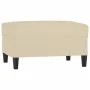 Cream fabric footstool 70x55x41 cm by vidaXL, Ottomans - Ref: Foro24-349305, Price: 57,46 €, Discount: %
