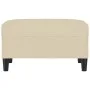 Cream fabric footstool 70x55x41 cm by vidaXL, Ottomans - Ref: Foro24-349305, Price: 57,46 €, Discount: %