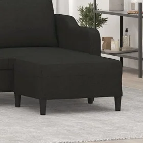 Black fabric footrest 70x55x41 cm by vidaXL, Ottomans - Ref: Foro24-349307, Price: 59,02 €, Discount: %