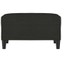 Fußhocker aus schwarzem Stoff, 70 x 55 x 41 cm von vidaXL, Osmanen - Ref: Foro24-349307, Preis: 59,93 €, Rabatt: %