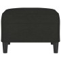Fußhocker aus schwarzem Stoff, 70 x 55 x 41 cm von vidaXL, Osmanen - Ref: Foro24-349307, Preis: 59,93 €, Rabatt: %