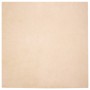 Alfombra de Piel Sintética de Conejo Beige 160 x 160 cm
