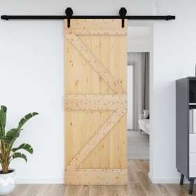 Puerta NARVIK madera maciza pino 85x210 cm