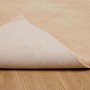 Alfombra de Piel Sintética de Conejo Olite Beige 240 x 240 cm en Alfombras | Comprar online en Foro24