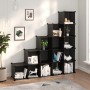 Estantería de cubos con 15 compartimentos negro PP by vidaXL, Shoe racks and shoe organizers - Ref: Foro24-340545, Price: 72,...