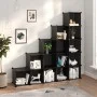 Würfelregal mit 15 Fächern, schwarz, PP von vidaXL, Schuhregale und Schuhorganisatoren - Ref: Foro24-340545, Preis: 71,22 €, ...