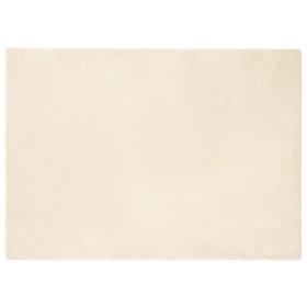 Alfombra de Piel Sintética de Conejo Crema 200 x 280 cm