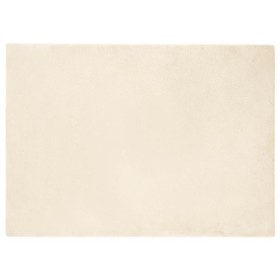 Alfombra de Piel Sintética de Conejo Crema 240 x 340 cm