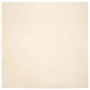 Alfombra de Piel Sintética de Conejo Crema 200 x 200 cm