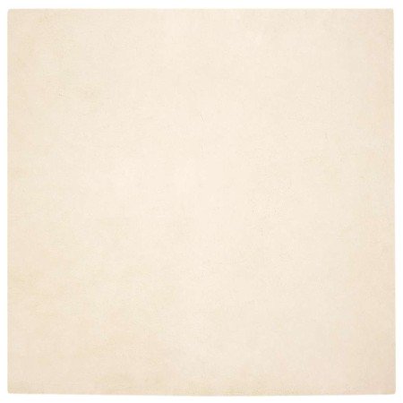 Alfombra de Piel Sintética de Conejo Crema 240 x 240 cm