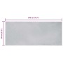 Alfombra de Piel Sintética de Conejo Gris 80 x 200 cm Poliéster