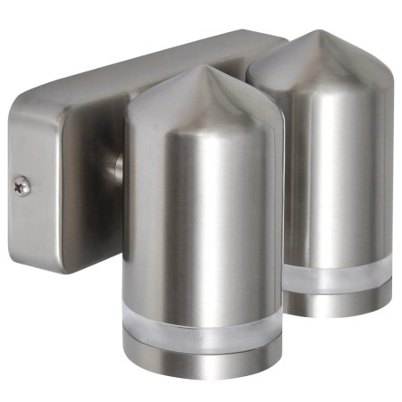 Konische Wandleuchte, LED und Edelstahl von vidaXL, Außenbeleuchtung - Ref: Foro24-41103, Preis: 25,30 €, Rabatt: %