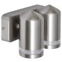 Aplique de pared cónico, LED e inoxidable de vidaXL, Iluminación de exterior - Ref: Foro24-41103, Precio: 22,75 €