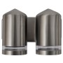 Aplique de pared cónico, LED e inoxidable de vidaXL, Iluminación de exterior - Ref: Foro24-41103, Precio: 22,75 €