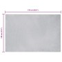 Alfombra de Piel Sintética de Conejo Gris 120 x 170 cm