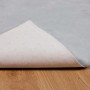 Alfombra de Piel Sintética de Conejo Gris 160 x 160 cm