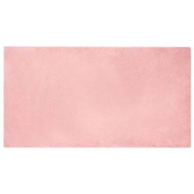 Alfombra de Piel Sintética de Conejo Olite Rosa 80 x 150 cm en Alfombras | Comprar online en Foro24