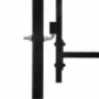 Puerta doble para valla con puntas de lanza 400x175 cm