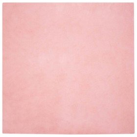 Alfombra de Piel Sintética de Conejo Olite Rosa 120 x 120 cm en Alfombras | Comprar online en Foro24