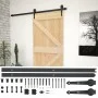 Sliding door with solid pine wood fittings 80x210 cm by vidaXL, Doors - Ref: Foro24-3057485, Price: 192,62 €, Discount: %