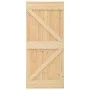 Sliding door with solid pine wood fittings 80x210 cm by vidaXL, Doors - Ref: Foro24-3057485, Price: 192,62 €, Discount: %