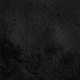 Alfombra de Piel Sintética de Conejo Negro 80 x 200 cm