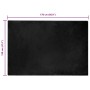 Alfombra de Piel Sintética de Conejo Negro 120 x 170 cm