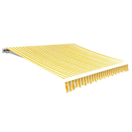Yellow and white canvas awning 6x3 m (without structure) by vidaXL, Awnings - Ref: Foro24-141018, Price: 63,46 €, Discount: %