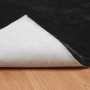 Alfombra de Piel Sintética de Conejo Olite Negro 160 x 160 cm en Alfombras | Comprar online en Foro24