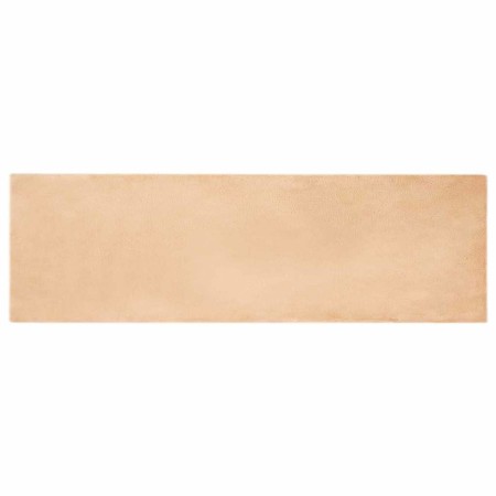 Alfombra de Piel Sintética de Conejo Taupé 80 x 250 cm