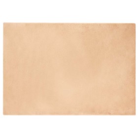 Alfombra de Piel Sintética de Conejo Taupé 140 x 200 cm